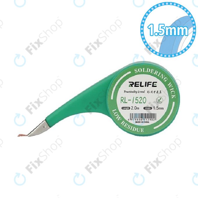 Мощна оплетка за отпояване (1.5mm), Relife RL-1520
