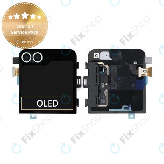 Дисплей за Samsung Z Flip 6 F741B, Mint, Тъчскрийн с рамка, External, GH97-30012D Genuine Service Pack