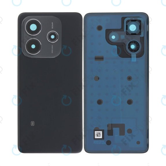 Комплект заден капак за Xiaomi Redmi Note 14 5G 24094RAD4G, Black